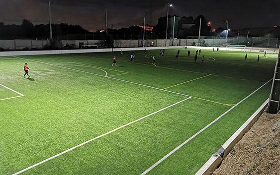 Porto Mutts irá treinar em um campo com as dimensões de 107yd por 52yd. Foto Divulgação/Futebol Americano Brasil